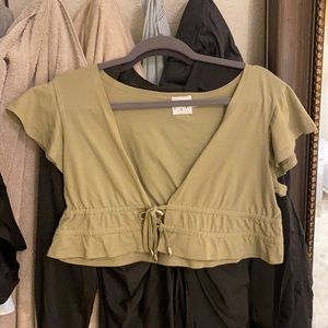 Princess polly green crop top